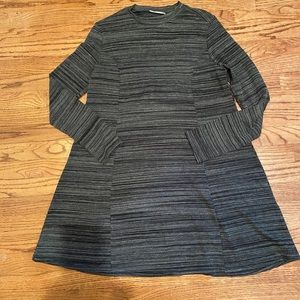 Heather gray knit dress by Lush